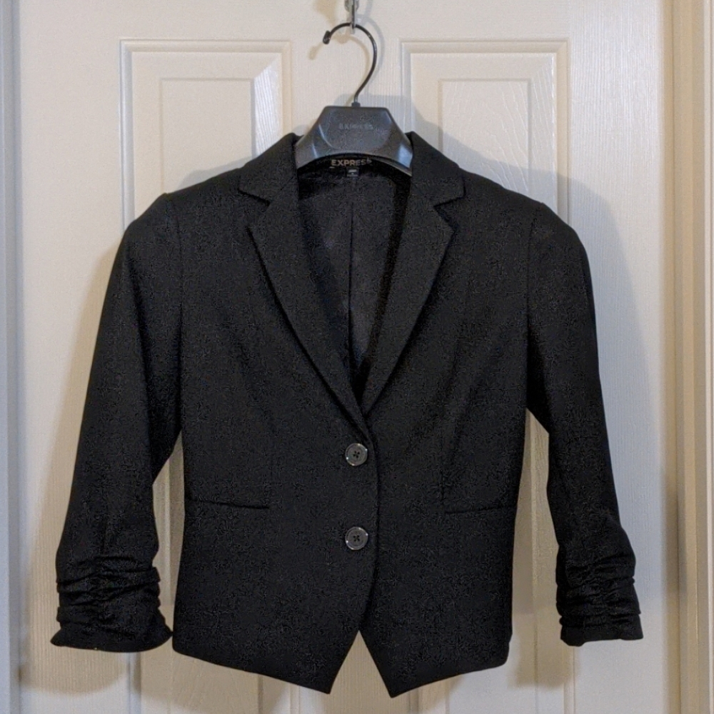 Express Women's 3/4 Sleeve Blazer